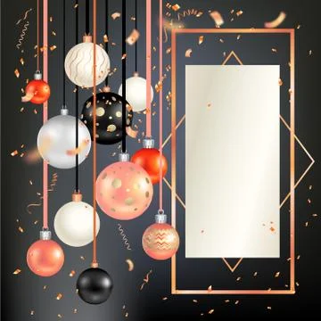 Dark holiday template-02 Stock Illustration