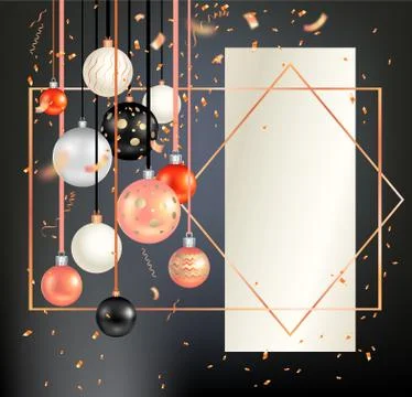 Dark holiday template Stock Illustration