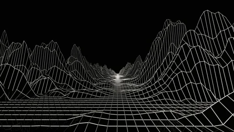 Dark Horizontal Wave Vídeos de archivo 193778683