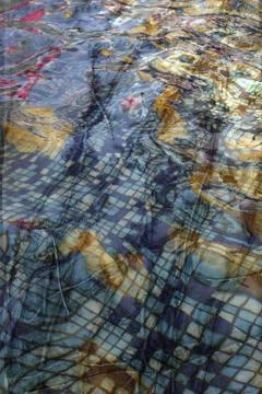 The dark image, the background, the imposition of abstract textures 写真素材