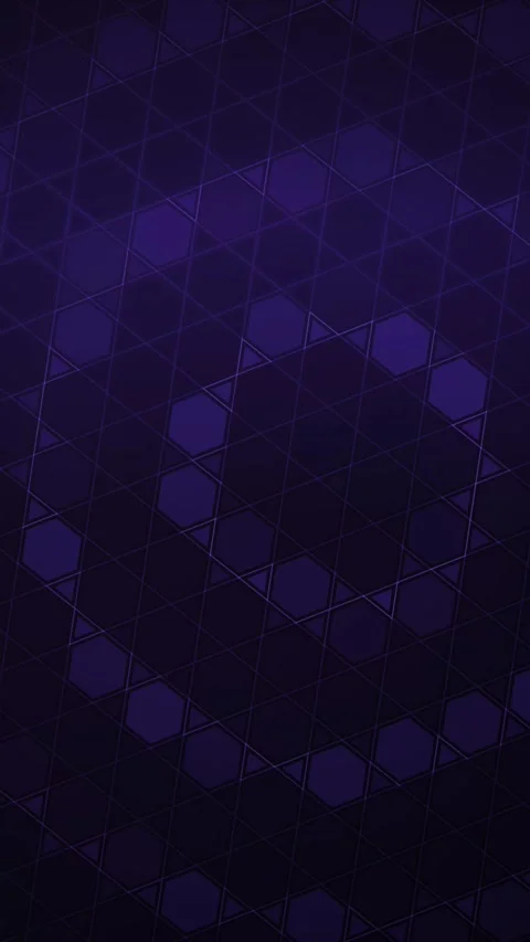 Dark Indigo Neon Kagome Pattern Ripple Loop Animation Stock Footage 345800471