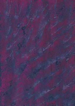 Dark Indigo Texture Hand Painted Gouache Background Texture Stock Illustration