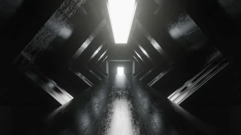 Dark industrial Interior animation Stock-Footage 131031128