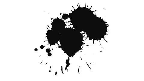 Dark Ink Drop in Water Effect. Stock Footage 336857875