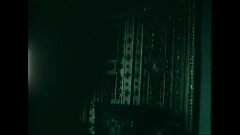 Dark Interior Door Detail Stock Footage 278360498
