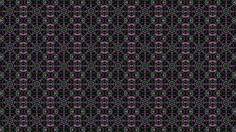 Dark Intricate Mandala Tessellation Pattern Motion Background Stock Footage 347983524