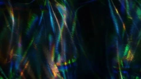 Dark Iridescent Liquid Strands Background Seamless Loop Video stock 344655193