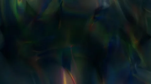 Dark Iridescent Liquid Waves Background Seamless Loop Stock Footage 344657955