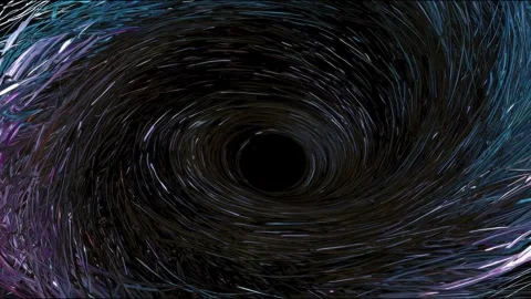 Dark iridescent swirling vortex full screen background seamless loop hand d.. 库存影片 339791632