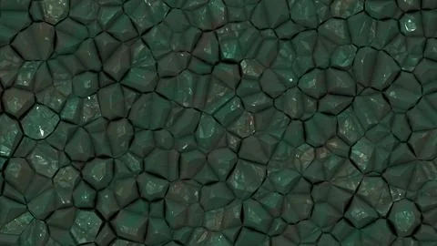 Dark jade green crystal texture, abstract emerald stone rock background Stock Illustration