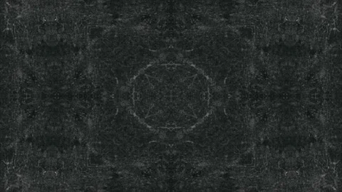 Dark kaleidoscopic ornament background. 4K looped animation. Stock Footage 218632646