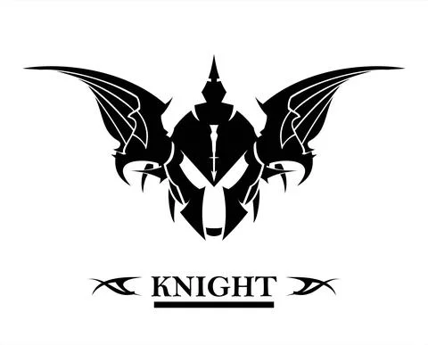 Dark knight Stock Illustration