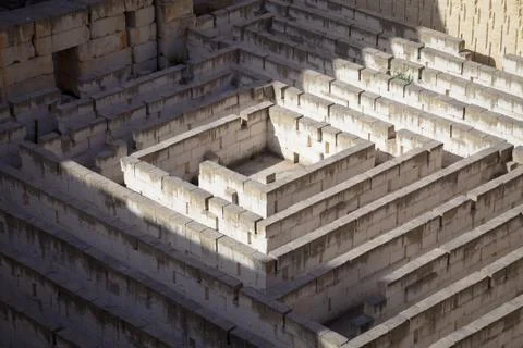 Dark Labyrinth Metaphor Foto stock