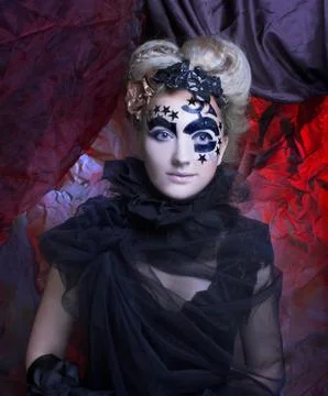 Dark Lady. Stock Photos