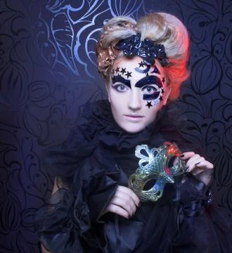 Dark Lady. Stock Photos