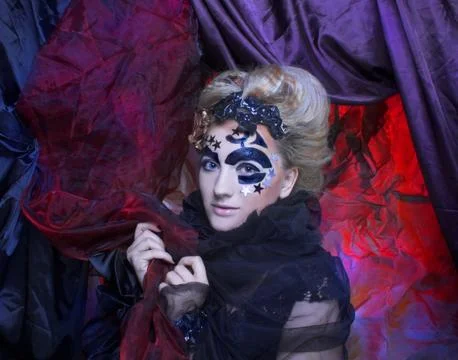 Dark Lady. Stock Photos