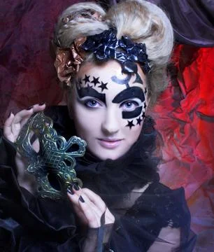 Dark Lady. Stock Photos