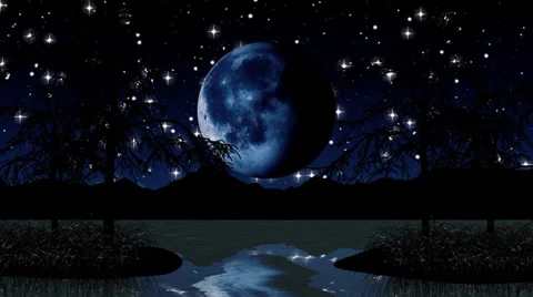 Dark Lake Stock Footage 38847598