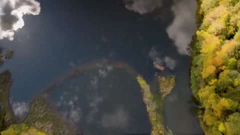 Dark Lake Stock Footage 337226749