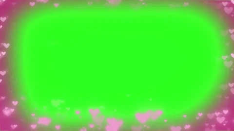 Dark Leaf Silhouette Corner Border Frame on Green Screen Chroma Key Stock Footage 336662519