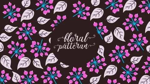 Dark Leaves Background Illustrazione stock