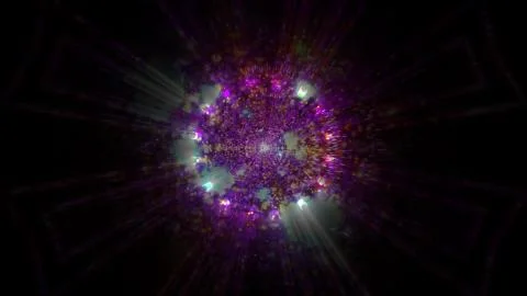 Dark light effects reflection 3d illustration wallpaper background artwork Illustrazione stock
