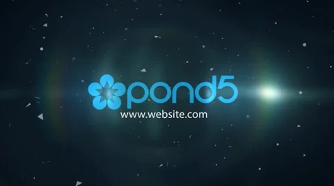 Dark Light Explosion Promo Business Trendy Logo Reveal After Effects stock