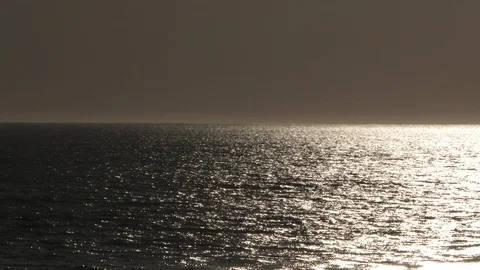 Dark To Light Reflection On Large Body Of Water Stock Footage 107932711