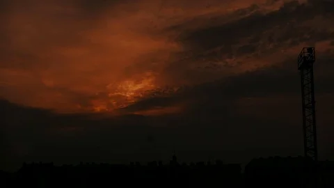 Dark lighting dramatic sky timelapse 動画素材 74082563