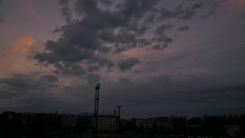 Dark lighting dramatic sky timelapse 動画素材 74082737