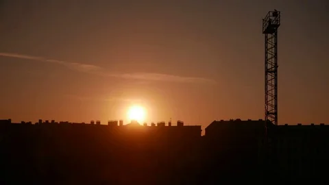 Dark lighting dramatic sky timelapse Stock Footage 74168192