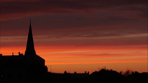 Dark lighting dramatic sky timelapse Stock Footage 74172052