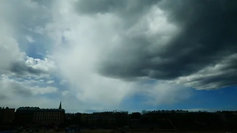 Dark lighting dramatic sky timelapse Stock Footage 74841216