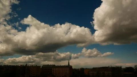 Dark lighting dramatic sky timelapse Stock Footage 75037448