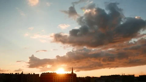 Dark lighting dramatic sky timelapse Stock Footage 75037500