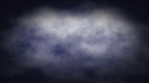 Dark Lightning strike raining clouds Stock Footage 8661637