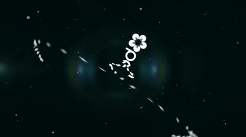 Dark Lights Simple  Corporate Logo Rotate Animation Stock After Effects