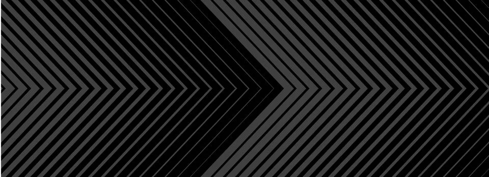 Dark line arrow background. Linear triangle repeated pattern. Striped halftone Stock Illustration