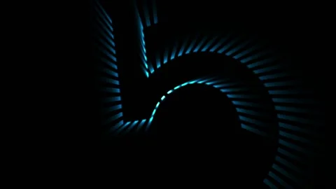 Dark line countdown Stock Footage 121204963