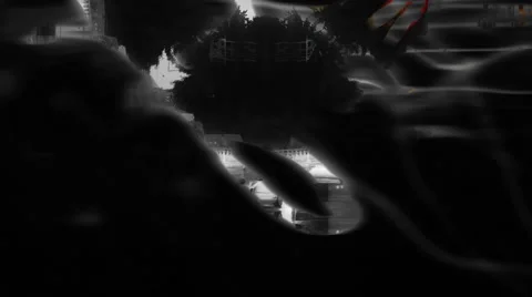 Dark lines going mad Stock-Footage 68859368