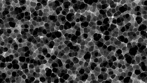 Dark Liquid Cellular Grid Pattern Loop Stock Footage 344914230