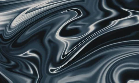 Dark Liquid Marble Abstract Background Waves Stockillustratie