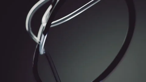 Dark liquid moving inside a plastic Intravenous drip tube Stock Footage 255752894