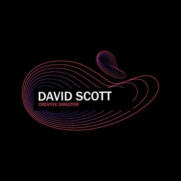 Dark lower third banner. Pink Neon lines Stock Illustration