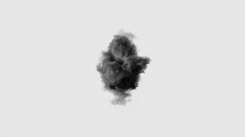 Dark Magic Smoke VFX Overlay with Mystical Black Energy Swirls 4K Stock Footage 340264171