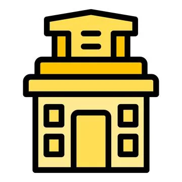 Dark map building icon vector flat Ilustración de archivo