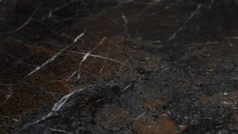 Dark marble slab for kitchen or bathroom, glamour black marble motion concept 库存影片 116941317