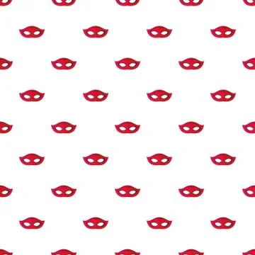 Dark mask pattern seamless Stock Illustration