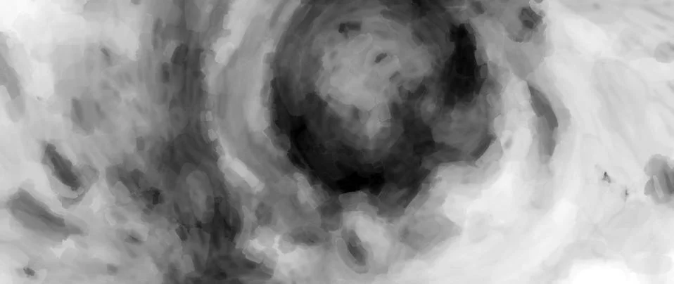 Dark matter in space widescreen artwork black and white Stock Illustration