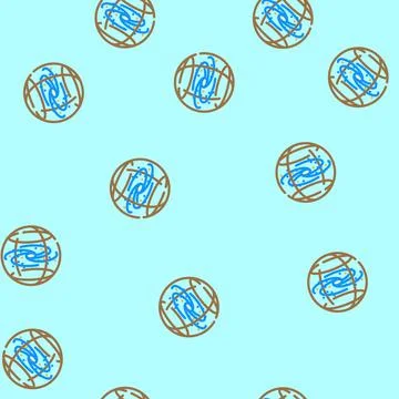 Dark matter unsolved mystery vector seamless pattern Stock Illustration